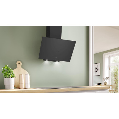 Bosch Витяжка похила, 60см, 400 м.куб/год, чорний