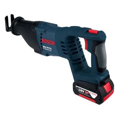 Bosch Пила шабельна акумуляторна GKS 18 V-LI, 18В, пропил 250мм, хід 24мм, без АКБ та ЗП