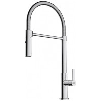 Змішувач для кухні Franke Maris Slim SemiPro, довж.виливу - 216мм, поворотний, 1+1фільтр+душ, хром