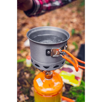Neo Tools Набір посуду туристичного, 2в1, набір каструль із радіатором, сертифікат LFGB, чохол, 0.268кг Neo Tools Набір посуду туристичного, 2в1, набір каструль із радіатором, сертифікат LFGB, чохол, 0.268кг
