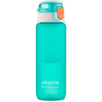 Пляшка для води ARDESTO Matte 800мл, пластик, блакитний