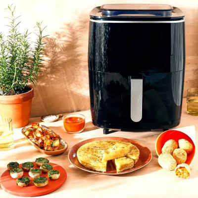 Мультипіч Moulinex Easy Fry Grill&Steam, 1430Вт, чаша-6.2л, сенсорне керув., 8 програм, пластик, чорний Мультипіч Moulinex Easy Fry Grill&Steam, 1430Вт, чаша-6.2л, сенсорне керув., 8 програм, пластик, чорний