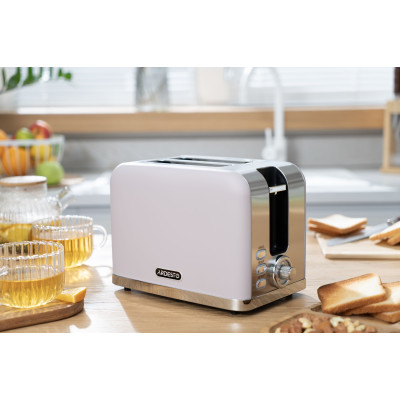ARDESTO Тостер T-F500L, 800Вт, метал, 2 слоти, ліловий+сріблястий