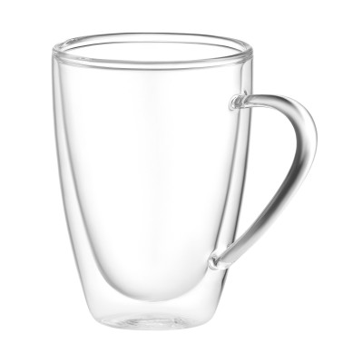 ARDESTO Набір чашок з ручками і подвійними стінками, 430мл, 2шт, боросилікатне скло, прозорий ARDESTO Набір чашок з ручками і подвійними стінками, 430мл, 2шт, боросилікатне скло, прозорий