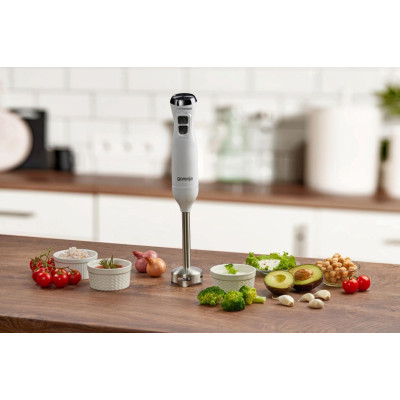 Блендер Gorenje заглибний 600Вт, чаша-600мл, білий