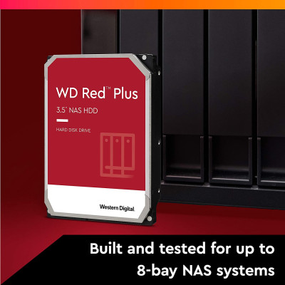 Жосткий диск WD  6TB 3.5" 5400 256MB SATA Red Plus NAS WD60EFPX Жосткий диск WD  6TB 3.5" 5400 256MB SATA Red Plus NAS WD60EFPX
