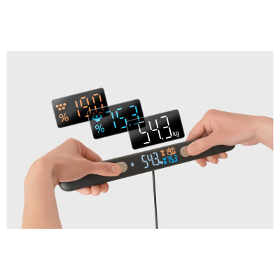 Ваги Sencor підлогові діагностичні, 180кг, підсвіч., дисплея, підкл. до смартфону, 4хAAA, скло, темно-синій Ваги Sencor підлогові діагностичні, 180кг, підсвіч., дисплея, підкл. до смартфону, 4хAAA, скло, темно-синій