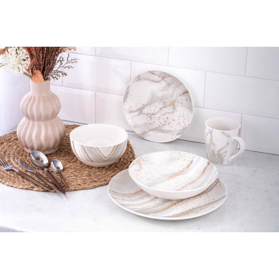 ARDESTO Тарілка десертна Sparkle, 19см, порцеляна, багатокольоровий ARDESTO Тарілка десертна Sparkle, 19см, порцеляна, багатокольоровий