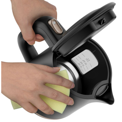 Електрочайник Tefal Includeo 1л, пластик, чорний