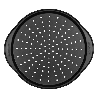 Форма для випікання піци ARDESTO Tasty baking, 37х33х1.8см, вуглецева сталь, сірий