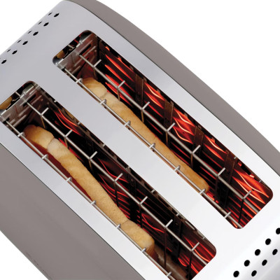 Тостер  Russell Hobbs 1671Вт, нержав., підігрів, моко