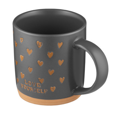 Чашка ARDESTO Alda, 365мл, керамика, серый