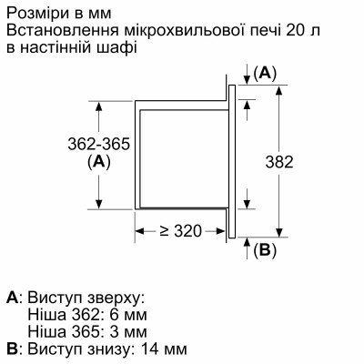 Мікрохвильова піч Bosch вбудована, 21л, електр. керув., 800Вт, дисплей, білий Мікрохвильова піч Bosch вбудована, 21л, електр. керув., 800Вт, дисплей, білий