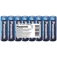 Батарейка Panasonic GENERAL PURPOSE вугільно-цинкова AA(R6) плівка, 8 шт.