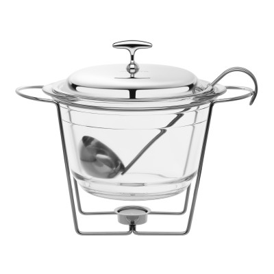 Марміт ARDESTO Black Mars 3800мл, скло, нержавіюча сталь, кругла, прозорий