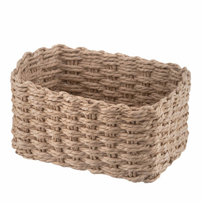 Набір кошиків плетених для зберігання ARDESTO Prestigio (3.3/2.2/1.4л), 3 предмети, паперовий шпагат, бежевий