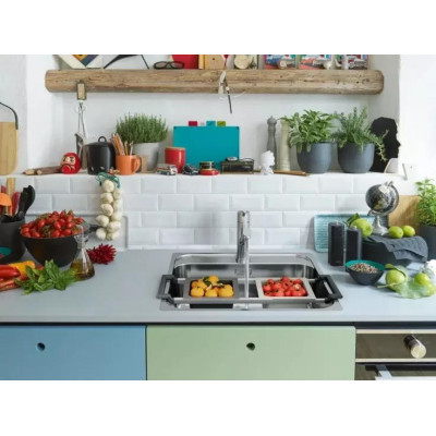 Комплект - мийка SRX 210-40 TL нерж. сталь, 127.0703.298 і подрібнювач харч. відходів SLIM 50, 134.0715.098, вкл. Сифон Комплект - мийка SRX 210-40 TL нерж. сталь, 127.0703.298 і подрібнювач харч. відходів SLIM 50, 134.0715.098, вкл. Сифон