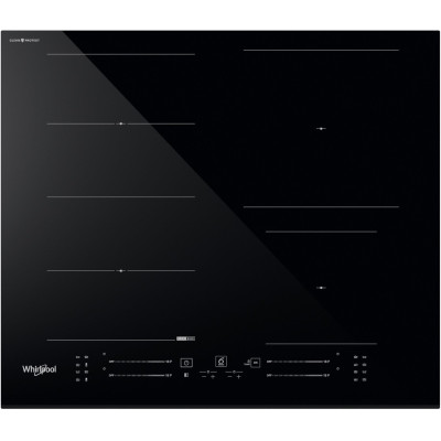 Варильна поверхня Whirlpool індукційна, 60см, розширена зона, чорний Варильна поверхня Whirlpool індукційна, 60см, розширена зона, чорний