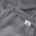 Плед ARDESTO Flannel 200х220см, 100% поліестер, сірий світлий