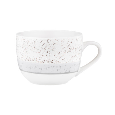 ARDESTO Чашка Siena, 500мл, порцеляна, біло-сірий ARDESTO Чашка Siena, 500мл, порцеляна, біло-сірий