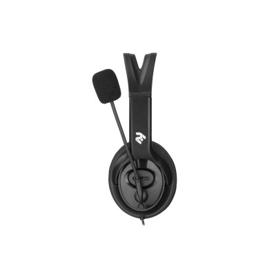 Гарнитура ПК стерео Over-ear 2E CH13 USB, omni-mic, 2м, черный (2E-CH13SU)