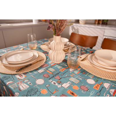 Скатертина ARDESTO Cookery 120х140см, 90% поліестер, 10% бавовна