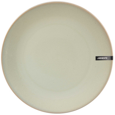 ARDESTO Тарілка обідня Lecco, 27 см, сіра, кераміка