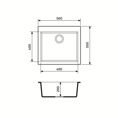 Набір кухонний Adamant Univer, штучний камінь, квадрат, без крила, 560х500х200мм, чаша - 1, врізна, чорний + змішувач + дозатор + ополіскувач склянок + коландер Набір кухонний Adamant Univer, штучний камінь, квадрат, без крила, 560х500х200мм, чаша - 1, врізна, чорний + змішувач + дозатор + ополіскувач склянок + коландер