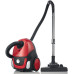 Пилосос Gorenje мішковий, 800Вт, 2л, вага-2.5кг, HEPA, індикатор, телескоп, червоний