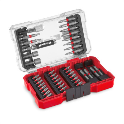 Einhell Біти, набір 42шт, HEX, PH, PZ, Torx, 50мм, кейс