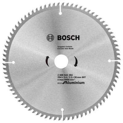 Диск пиляльний Bosch Professional Eco for Aluminium 254x30-80T