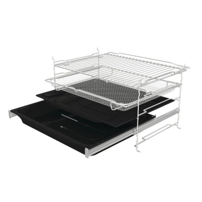 Духова шафа Gorenje електрична, 77л, A+, пара, дисплей, піроліз, готув. на різн рівнях, чорний