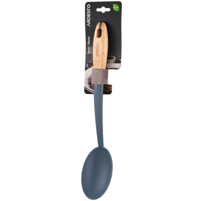 ARDESTO Ложка Midori, 35см, нейлон, дерево, синій ARDESTO Ложка Midori, 35см, нейлон, дерево, синій