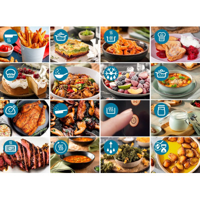 Мультипіч Philips Ovi XL Series 3000, 1700Вт, чаша-6.2л, сенсорне управл., 12 авто. програм, пластик, чорний