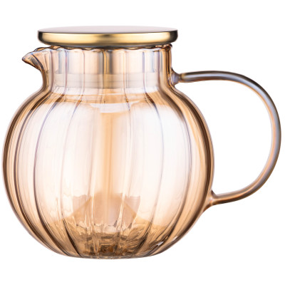 Заварщик Ardesto Golden Moon 1000мл, боросиликатное стекло, нержавеющая сталь, золотистый Заварщик Ardesto Golden Moon 1000мл, боросиликатное стекло, нержавеющая сталь, золотистый