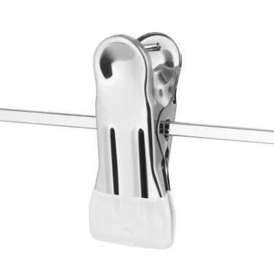 Набір вішаків з прищіпками для штанів ARDESTO 30см, 5шт, метал, ПВХ, білий