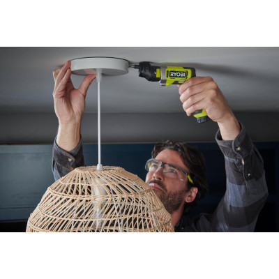 Ryobi Викрутка акумуляторна USB Lithium RSD4-120TA2 4В 1х2А·год 5Нм 200об·хв 2 насадки 10 біт 0.31кг кейс