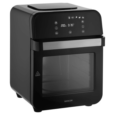 Мультипіч Sencor Vita, 1500Вт, об'єм-12л, сенсорне управл., 60-200°C, нержав.сталь/пластик, чорний