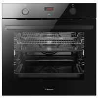 Духова шафа Hansa електрична, 77л, A, дисплей, конвекція, чорний