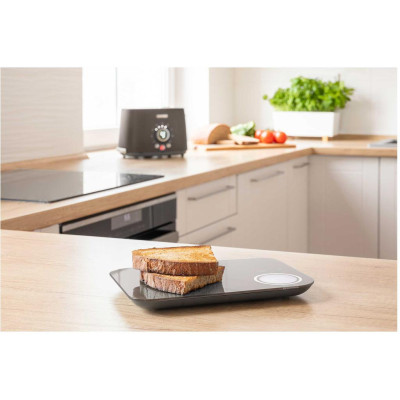 Ваги Sencor кухонні, 8кг, підключення до смартфону, AAAx2, пластик, чорний Ваги Sencor кухонні, 8кг, підключення до смартфону, AAAx2, пластик, чорний