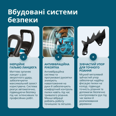 Пила бензинова Konner&Sohnen KS CS40G-20 50см 50см3 5.7кг