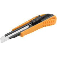 Ніж будівельний сегментований Tolsen, 18мм, корпус з ABS-пластику, 155мм Ніж будівельний сегментований Tolsen, 18мм, корпус з ABS-пластику, 155мм