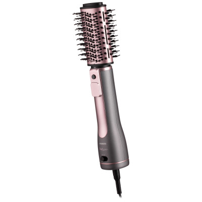Фен-щітка ARDESTO Brush Pink Touch, 1200Вт, 2 швидкості, 2 темп. режими, LED-дисплей, функція іонізації , 4 насадки, сірий+ рожевий Фен-щітка ARDESTO Brush Pink Touch, 1200Вт, 2 швидкості, 2 темп. режими, LED-дисплей, функція іонізації , 4 насадки, сірий+ рожевий