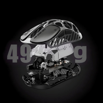 Миша GravaStar Mercury X, BT/WL/USB-A, RGB, сірий Миша GravaStar Mercury X, BT/WL/USB-A, RGB, сірий