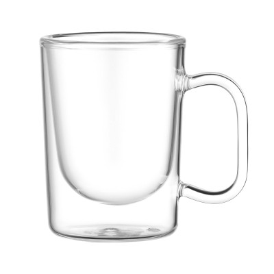 ARDESTO Набір чашок з ручками і подвійними стінками, 120мл, 2шт, боросилікатне скло, прозорий ARDESTO Набір чашок з ручками і подвійними стінками, 120мл, 2шт, боросилікатне скло, прозорий