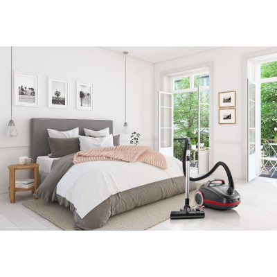 Gorenje Пилосос мішковий, 700Вт, 3л, HEPA, щітка Xpand Zone, turbo brush, телескоп, чорний графіт