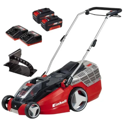 Газонокосарка акумуляторна Einhell GE-CM 43 Li M Kit PXC 18В акб 2х4А·год 43см 63л 16.5кг (3413130)