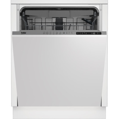 Посудомийна машина Beko вбудована, 15компл., D, 60см, 3й кошик, білий