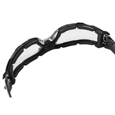 Окуляри захисні Neo Tools протиосколкові, клас захисту FT, резинові дужки, полікарбонат, прозорі