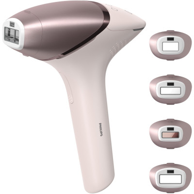 Фотоепілятор Philips Lumea IPL 9900 Series, акумуляторний , кіл-ть спалах.-450000, 2- 4 см2, насадок-4, футляр, рожевий Фотоепілятор Philips Lumea IPL 9900 Series, акумуляторний , кіл-ть спалах.-450000, 2- 4 см2, насадок-4, футляр, рожевий